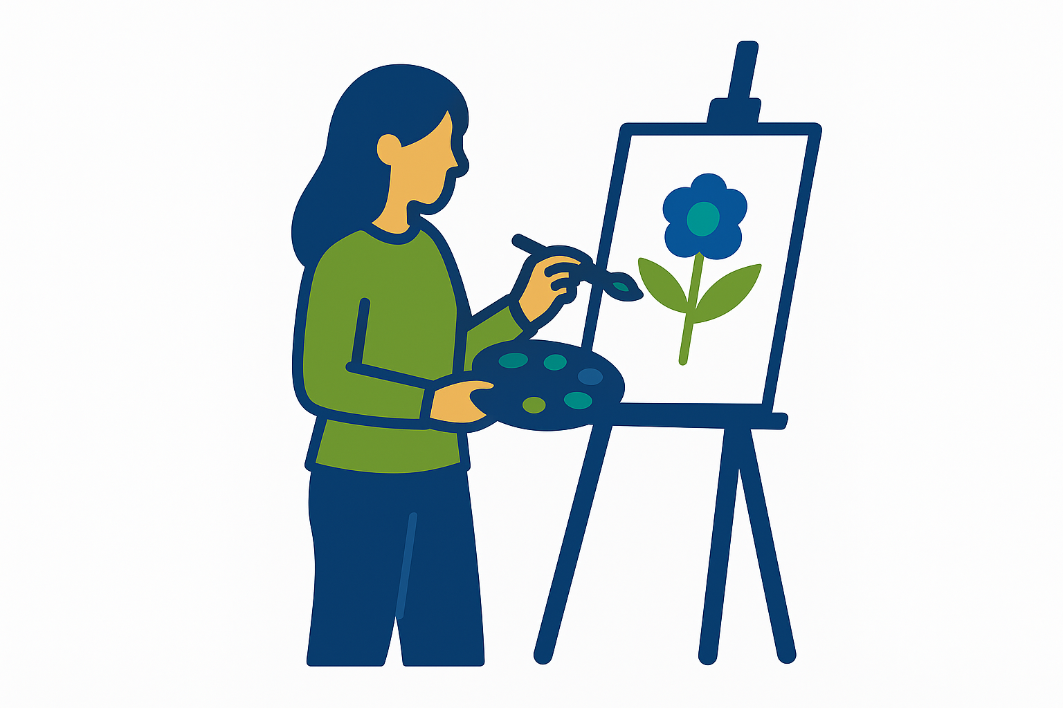 1:1 Therapy Illustration